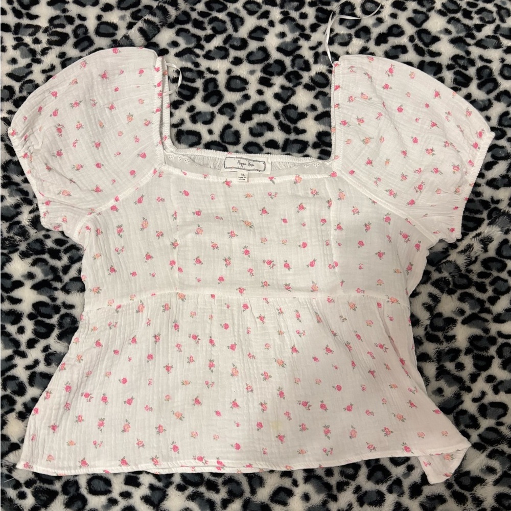 Fits like a large, worn once.